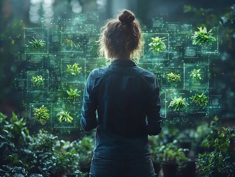 Virtual Conference with Holographic Displays Showcasing Students  Innovative Environmental Solutions - Powered by Adobe