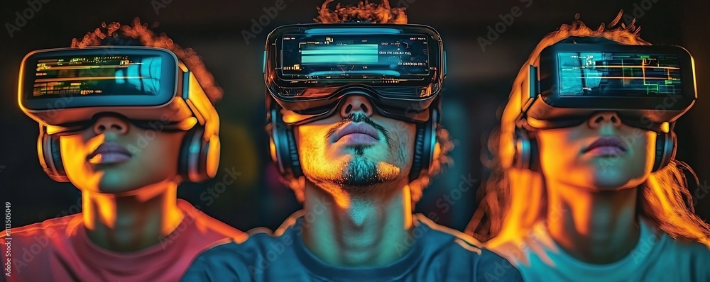 Aufkleber subordinates in a digital workspace manager reviewing work in augmented reality
