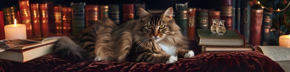 Obraz premium candles in a church