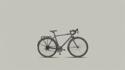 old bicycle on a wall