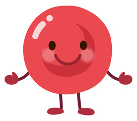 赤血球キャラクター　細胞浸透　医療