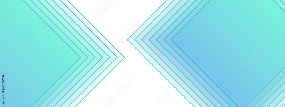 Poster Abstract background colorful technology Geometric squares in bright light. Linear Geometric Pattern in Light Blue.  line elegant colorful striped diagonal line technology concept