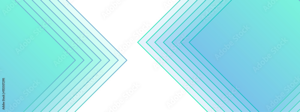 Poster Abstract background colorful technology Geometric squares in bright light. Linear Geometric Pattern in Light Blue.  line elegant colorful striped diagonal line technology concept