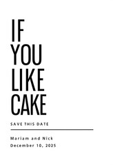 playful minimalist wedding save the date card design ideas