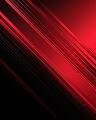 Obraz premium Red, white and black themed abstract background with random lines in different size and color, wallpaper backdrop modern stylish illustration