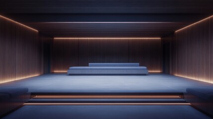 Modern Minimalist Interior Design Lounge Space