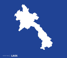 High Detailed Vector Map - Laos