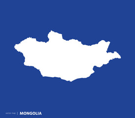 High Detailed Vector Map - Mongolia