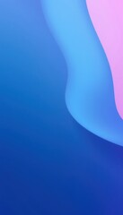 a close up of a cell phone with a blue and pink background