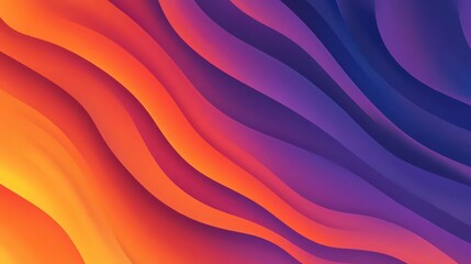 A striking gradient background featuring a mix of fiery orange, deep purple, and midnight blue hues. The colors flow together in a dynamic, energetic pattern, giving the gradient a bold and dramatic.