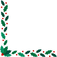 Christmas Holly Corner