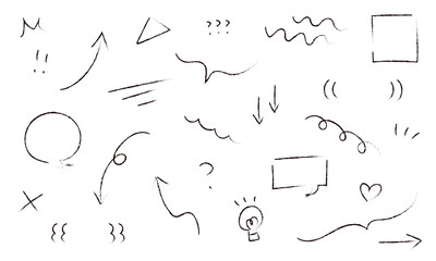 手描きイラスト素材セット