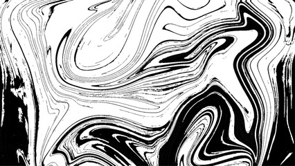 Mix of a white and black paint, closeup. Abstract art background. pattern can used for wallpaper or skin wall tile luxurious. 