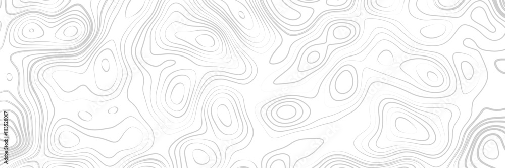 Poster abstract background with landscape topographic map design. topographic map patterns, topography line