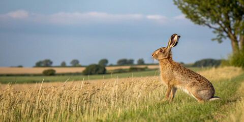 Naklejka premium Hare Full Body