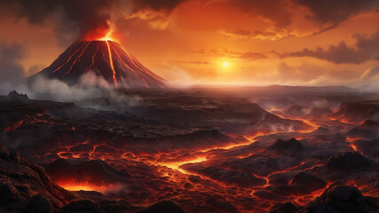 fire in the mountains