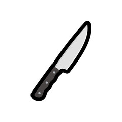 Vector Flat Icons Knife - Kitchen set Appliances and Utensils icons