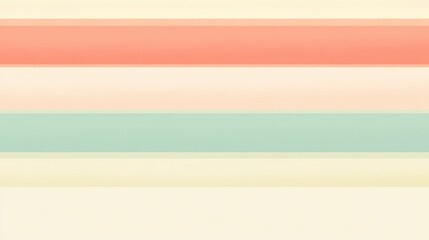 Fototapeta premium Soft Pastel Horizontal Stripes in Subtle Tones of Pink and Green