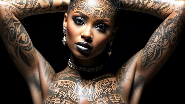 Culture and subculture: tattoo as a timeless pattern, powerful symbol of individuality, a visual narrative of self in contemporary youth aesthetic.