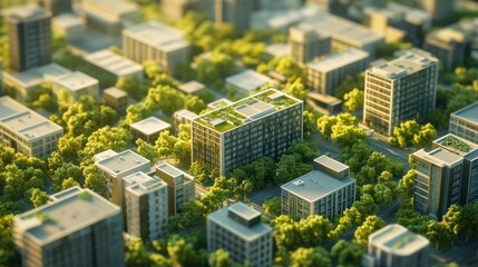 Carbon reduction strategies implemented in urban planning and community projects