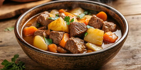 stew with potatoes and carrots, stew with potatoes, stew with vegetables