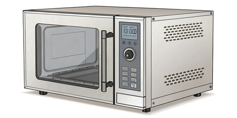 Obraz premium Microwave Oven