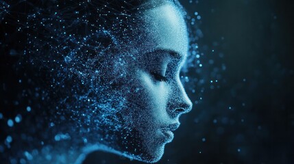 Man Artificial Intelligence in Marketing crafting personalized campaigns for audiences