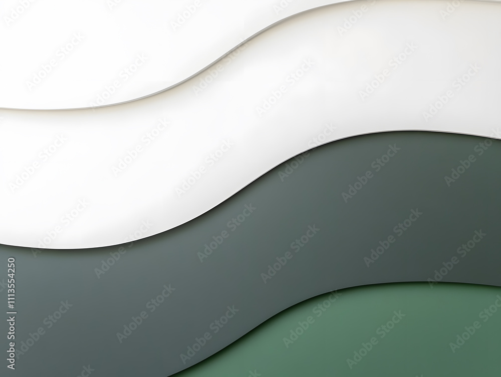 Poster fluid wave patterns in abstract design digital art modern aesthetic indoor space close-up view artis
