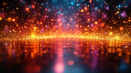 Fototapeta premium Captivating Cosmic of Radiant Lights and Celestial Energies