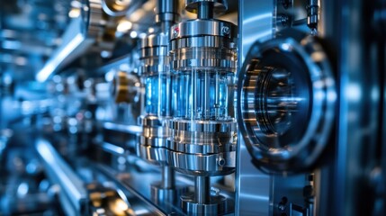 Naklejka premium Young Quantum Computing and Energy optimizing energy efficiency with cutting-edge technology