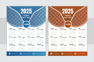 2025 modern calendar design