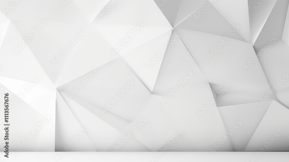 Poster abstract white background featuring geometric shapes and textures in soft gray tones perfect for mod