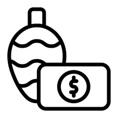 Buy Pine Cone Line Icon