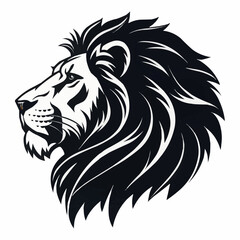 Wild Lion Vector Icon Logo Design Mascot Icon Template