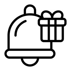 Giveaway Notification Line Icon