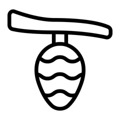Pinecone Line Icon