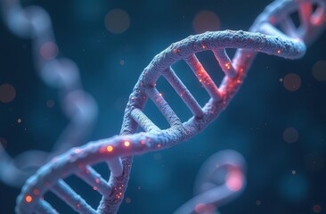 Molecule model, DNA spiral structure, Genetic research