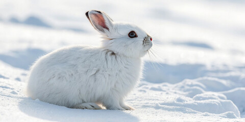 Obraz premium Winter Rabbit