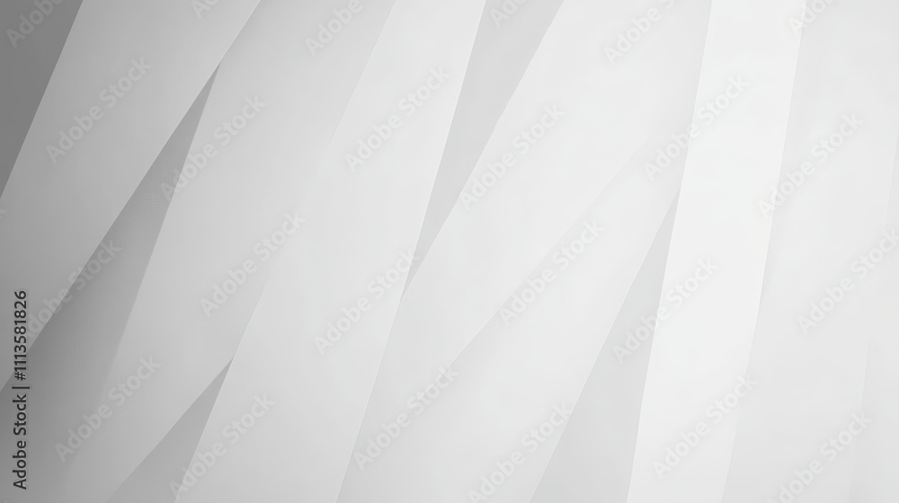 Poster soft light white abstract geometric background with subtle layers and gradients for creative and mod