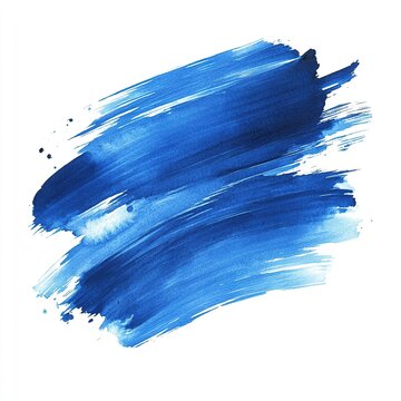 recommend clip art: Abstract blue paint brush stroke.