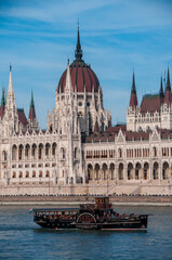 The Parliament Building in Budapest (Országház), Hungary