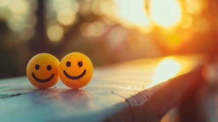 happy emoji background, couple emoji concept of well-being and happiness.