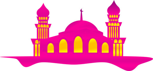 Design Magenta Mosque