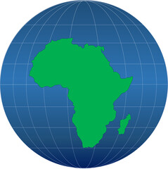 Various World Map In Circle Shape