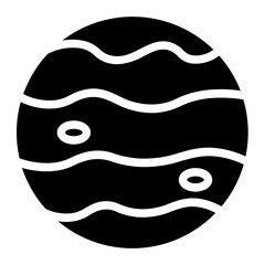 Lunar Moon Planet Glyph Icon