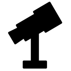Telescope Vision Astronomy Glyph Icon