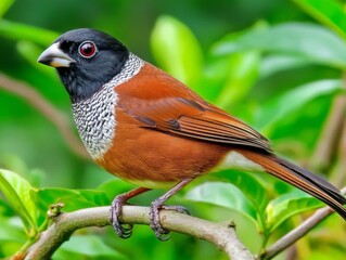 Majestic Close-Up of Vibrant Bird on Branch in Serene Natural Setting - Detailed Feathers and Soft Bokeh Background - Wildlife Photography for Calendars, Articles, and Designs