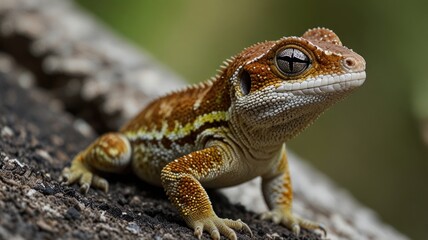 Naklejka premium Gecko Closeup