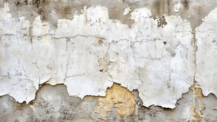 Obraz premium Grunge Aged Cracked Wall Texture with Natural Weathering 