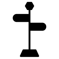 Building City Park Glyph Icon